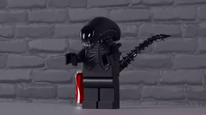 Lego Xenomorph Maxifig - Fully Articulated