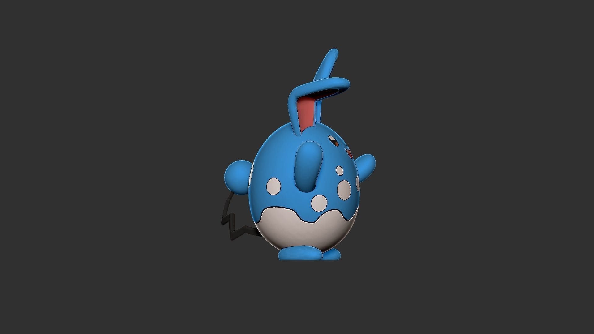 Pokemon azurill evolution pack 3D print model_13