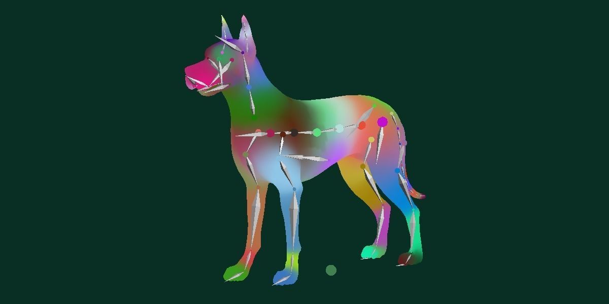 Great Dane Dog Breed  3D model_11