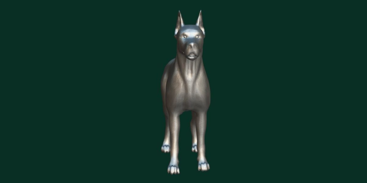 Great Dane Dog Breed  3D model_17