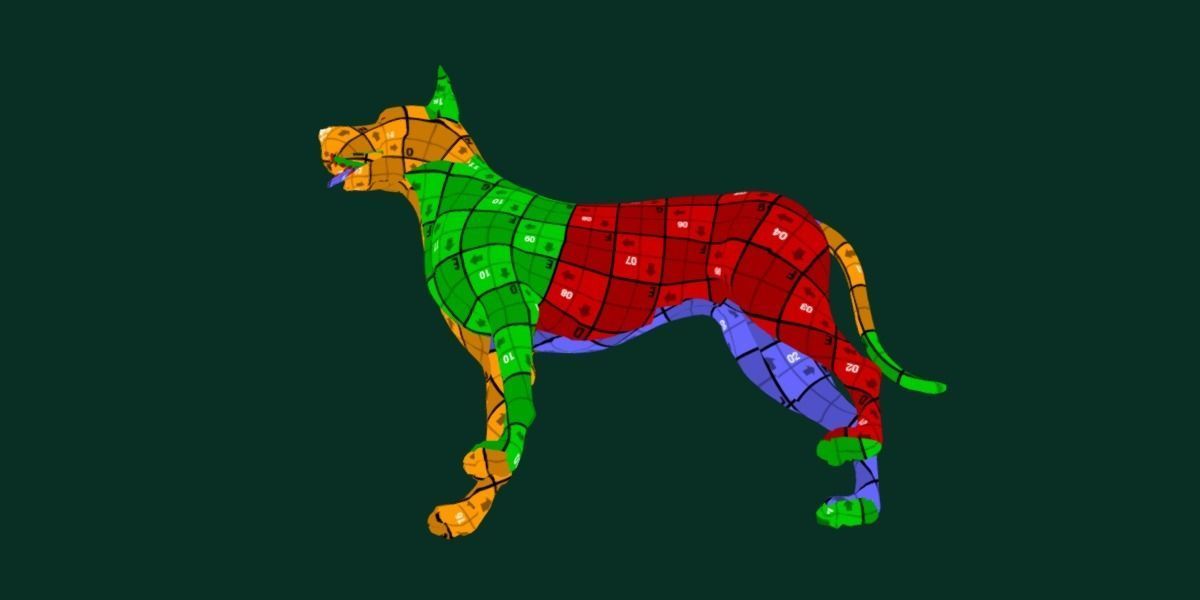 Great Dane Dog Breed  3D model_7