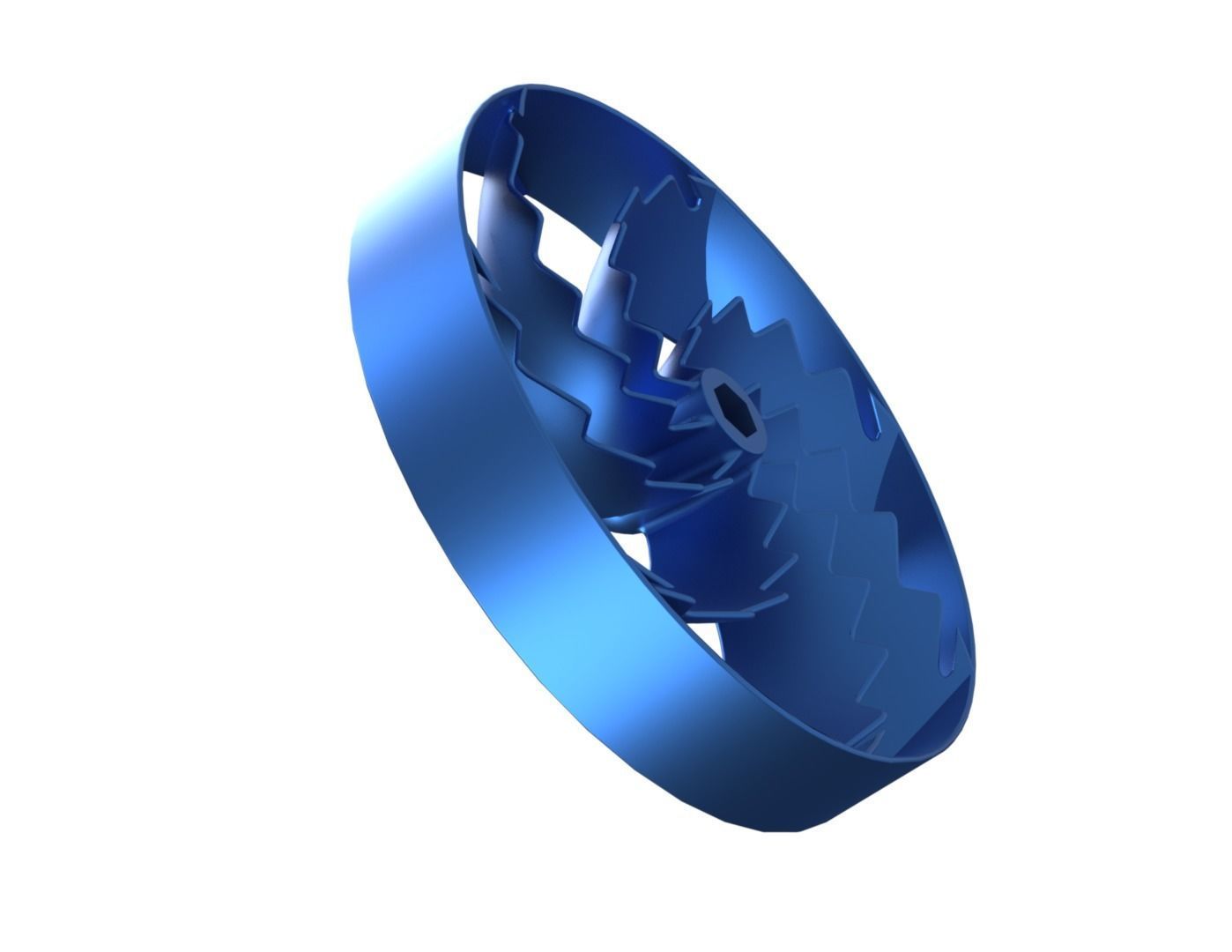 Bionic propeller for Submarines Yachts and Ships 3D print model_21