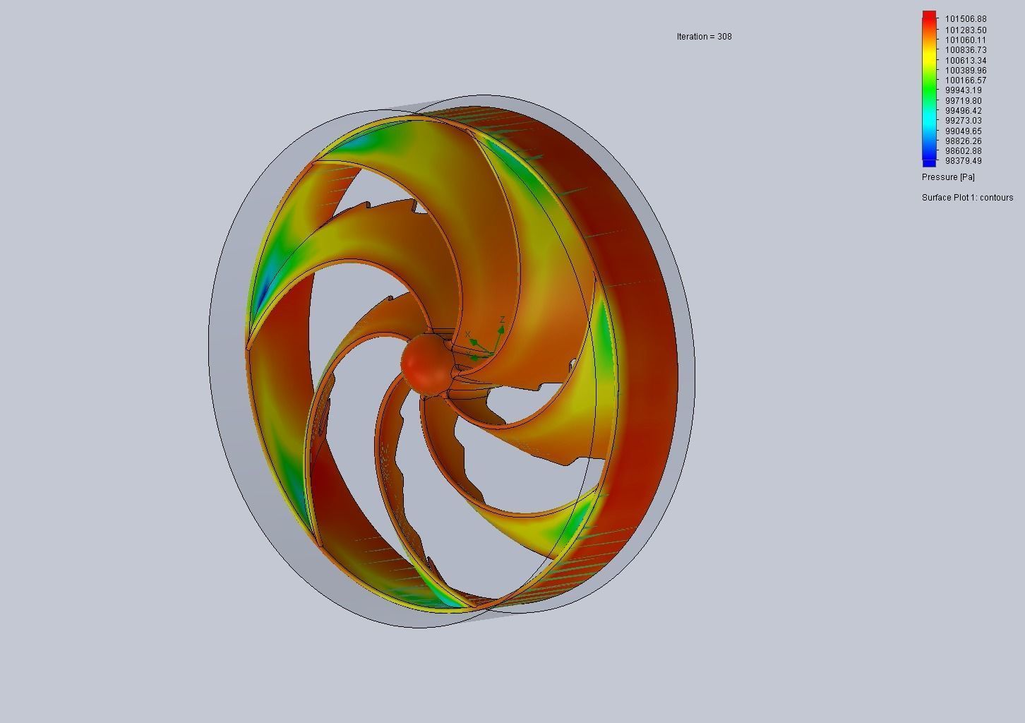 Bionic propeller for Submarines Yachts and Ships 3D print model_9