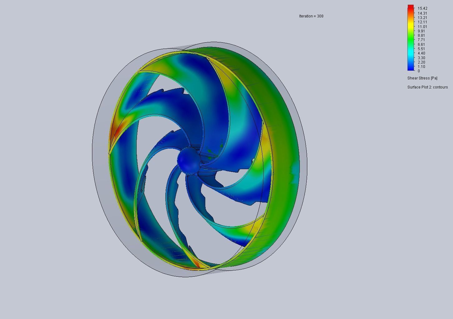 Bionic propeller for Submarines Yachts and Ships 3D print model_7