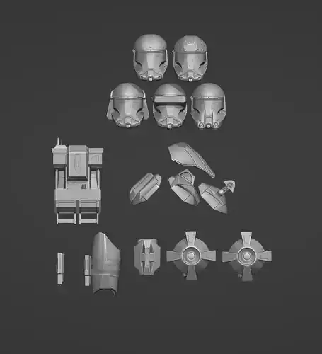 Clone Commando Multiplayer One-Twelfth Scale Accessories