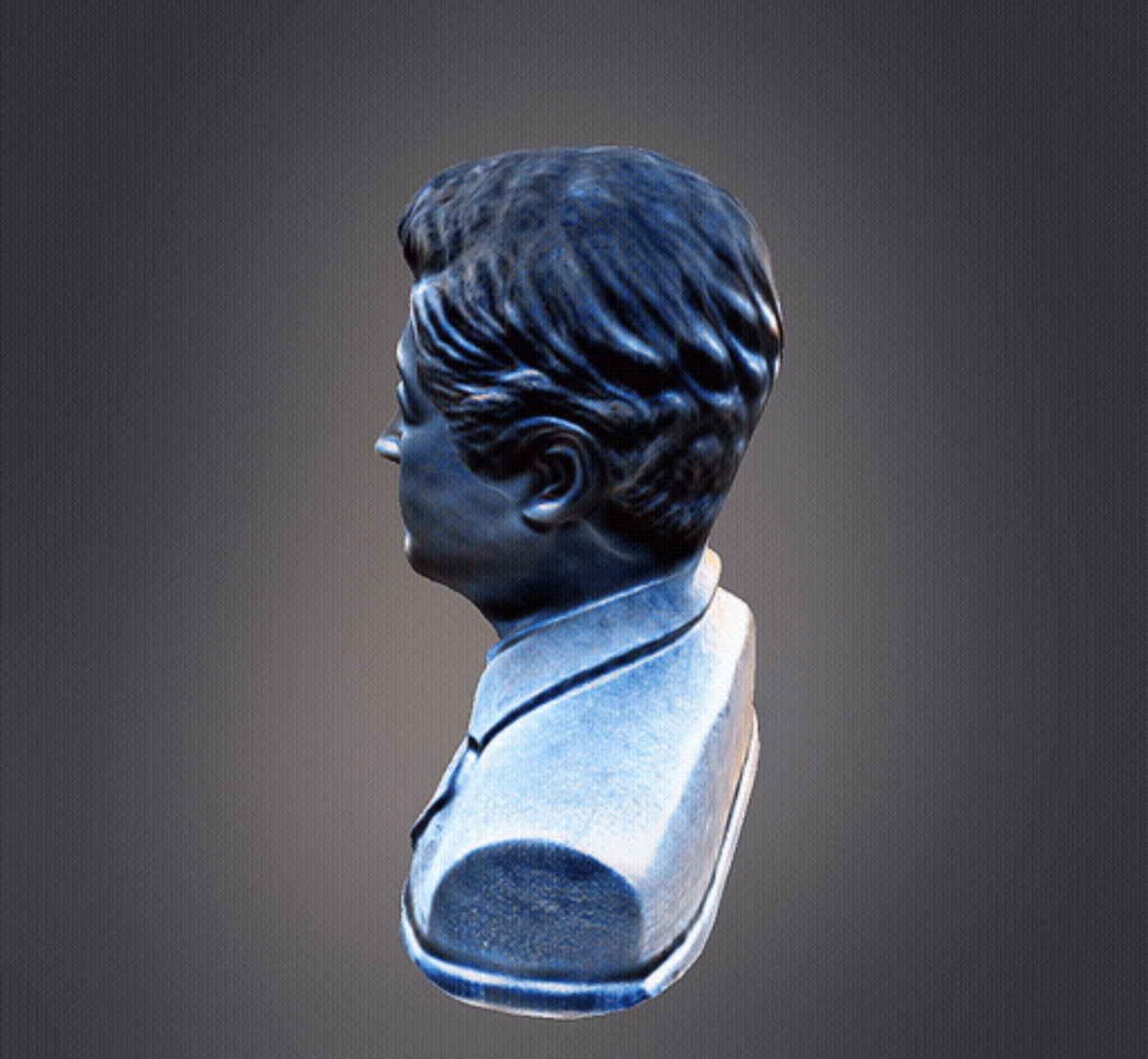 Satoshi Bust 3D print model_15