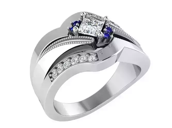 Rhombus Tension Ring 3220