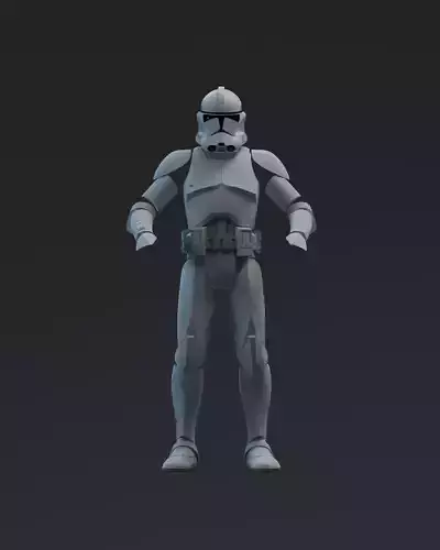 RotS Clone Trooper One-Twelfth Scale Armor 3D print model