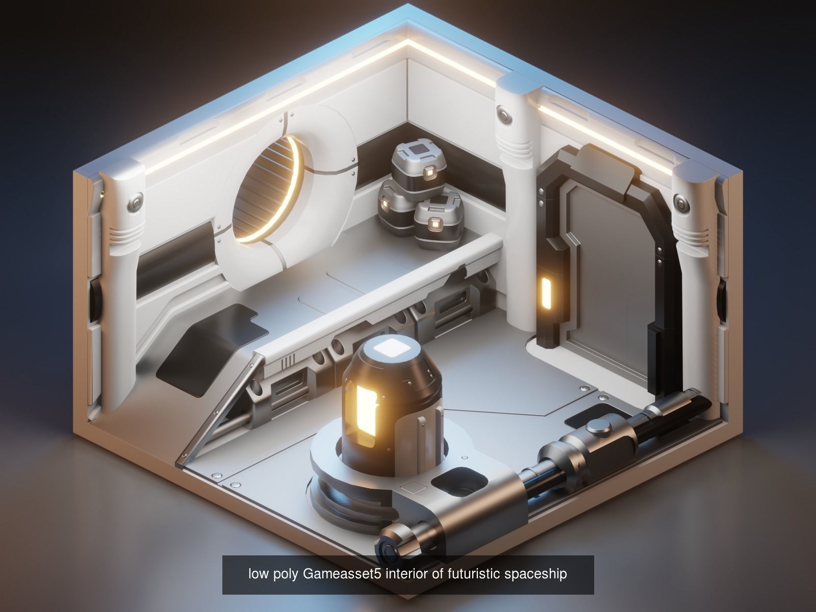 Low poly game environment 3D Model Collection_5