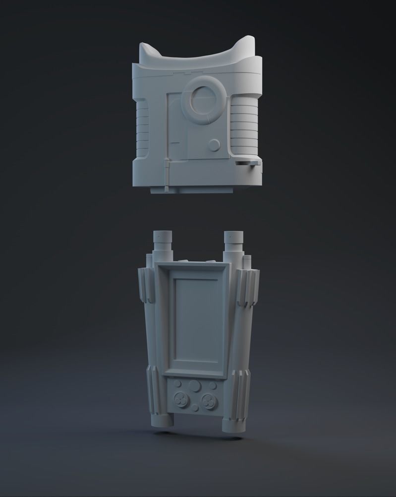 Clone Binocs and Data Pad One-Twelfth Scale 3D print model_1