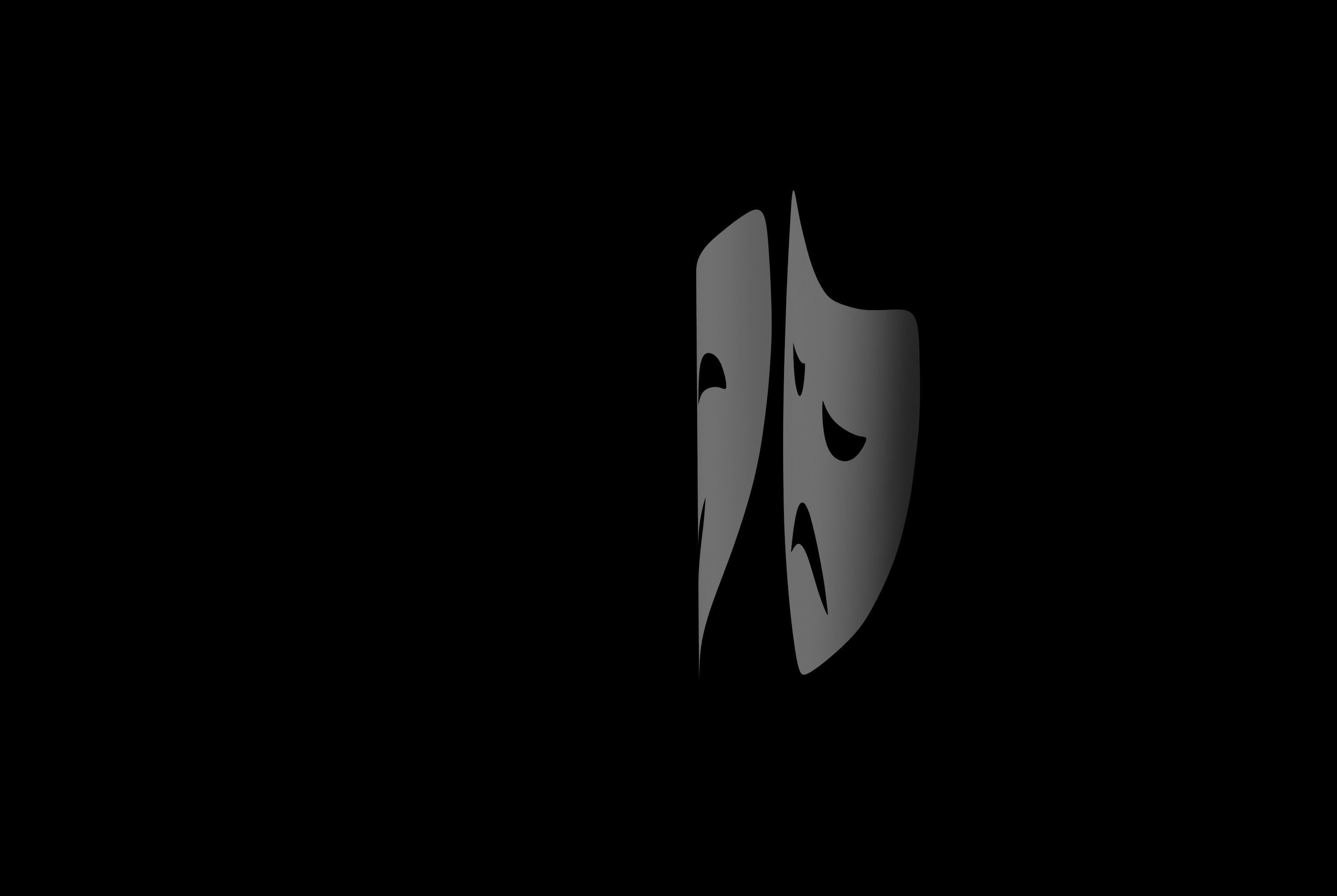 Comedy Mask 3D model_2