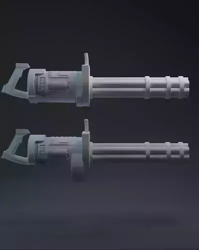 ARC Trooper Rotary Blaster One-Twelfth Scale 3D print model