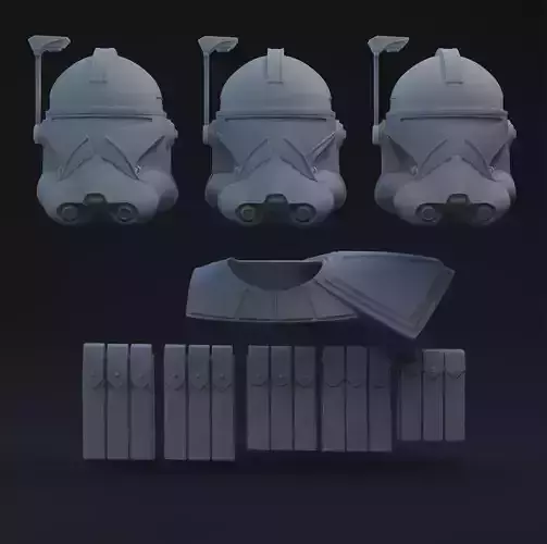 Clone Cpt Rex One-Twelfth Scale Kit