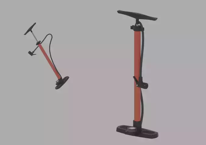 Bike Pump 3D model