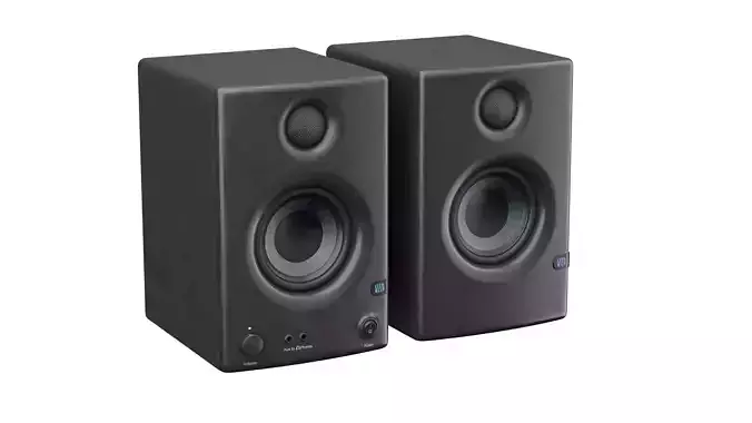Studio Monitor Speakers 3D model