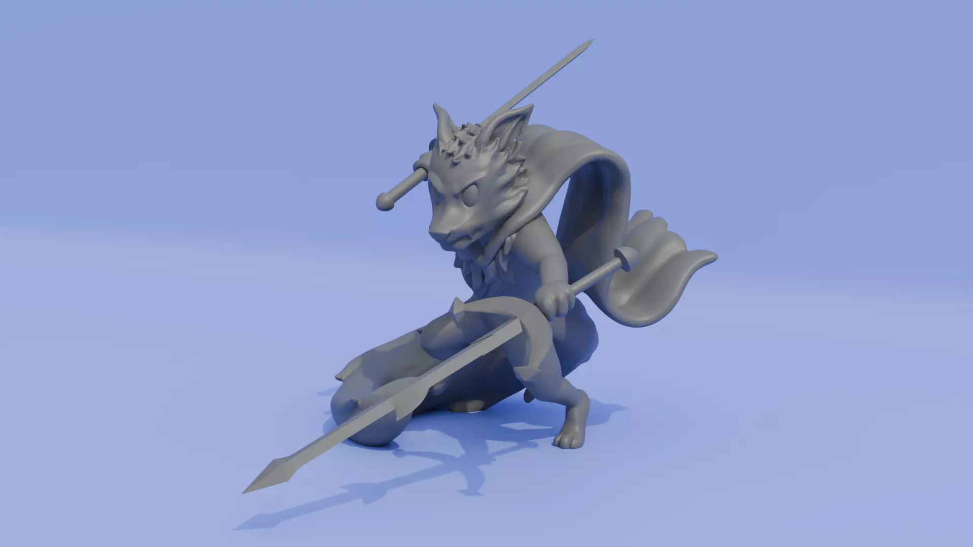 The Piercing Howl 3D print model