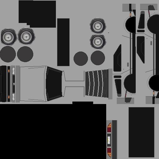 Delorean DMC 12 PS1 style Low-poly 3D model_6