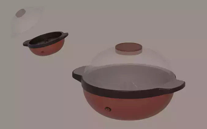 Popcorn Machine 3D model