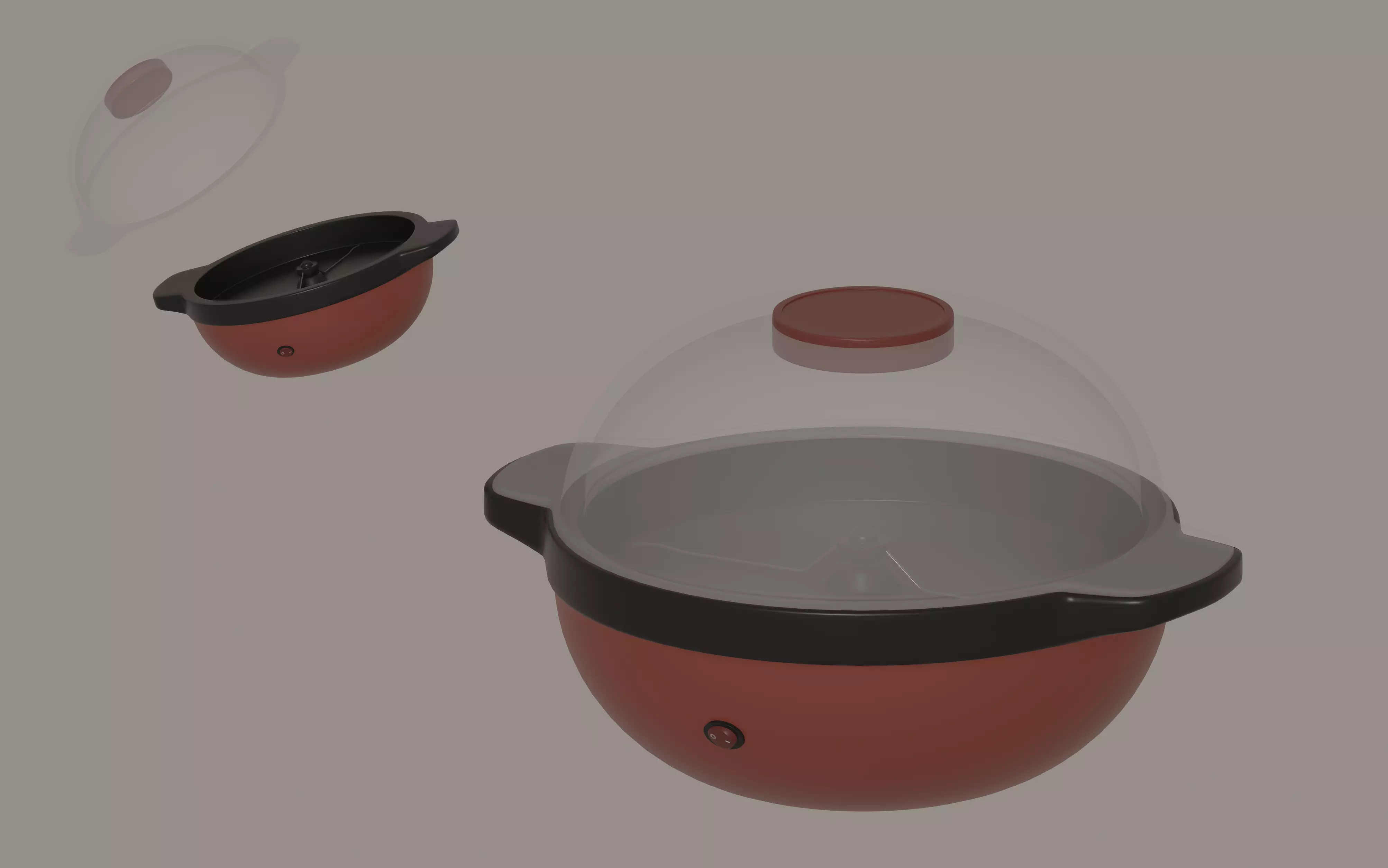 Popcorn Machine 3D model