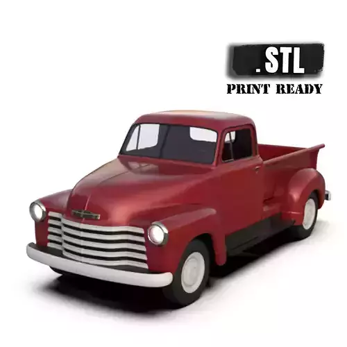 1951 Pickup 3100 3d printed Cars Old pickup 3D print model