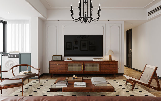 LIVING ROOM I INTERIOR DESIGN 005 3D model