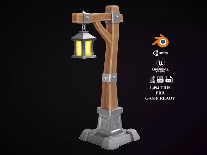 Stylized Lamp post