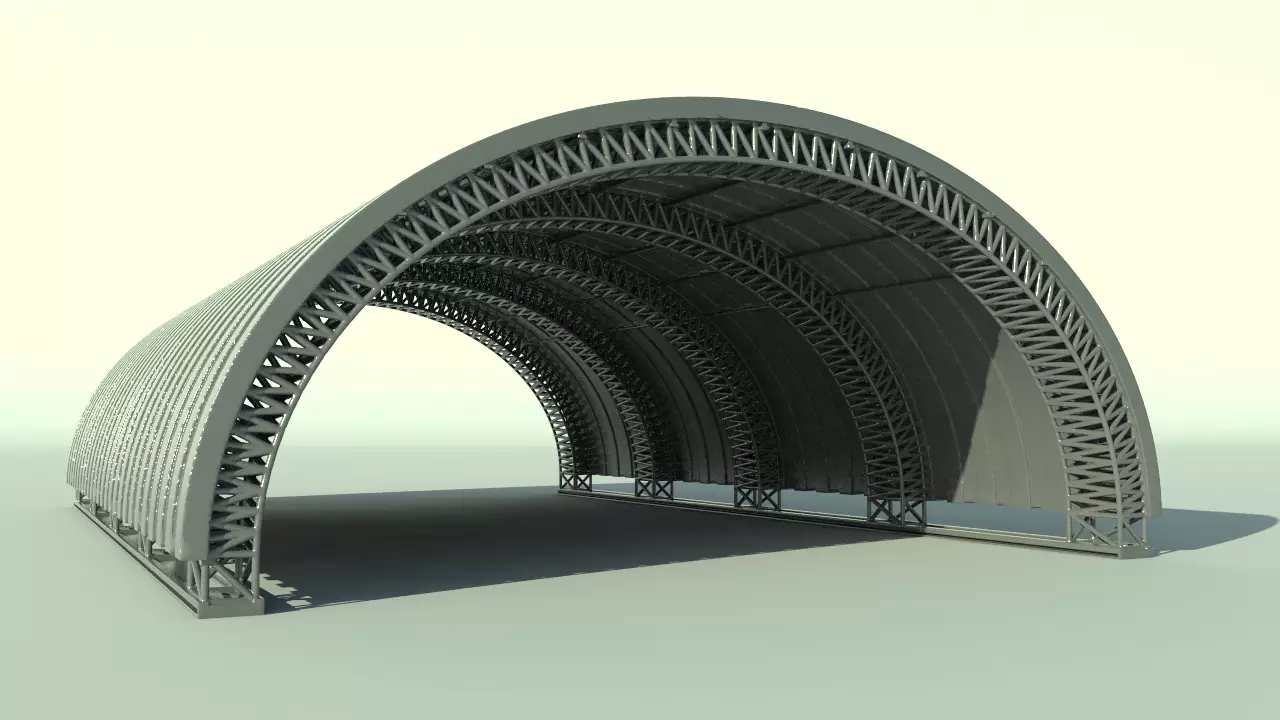 hangar for 3Dprint 3D print model