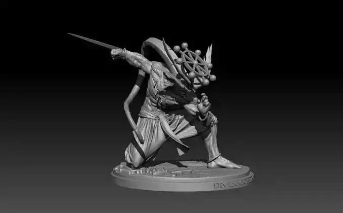 Divine general Mahoraga 3D print model