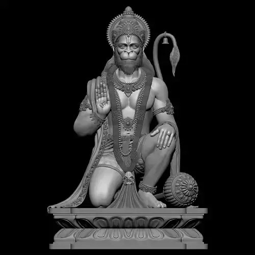 Hanuman 3D Maruti 3D print model