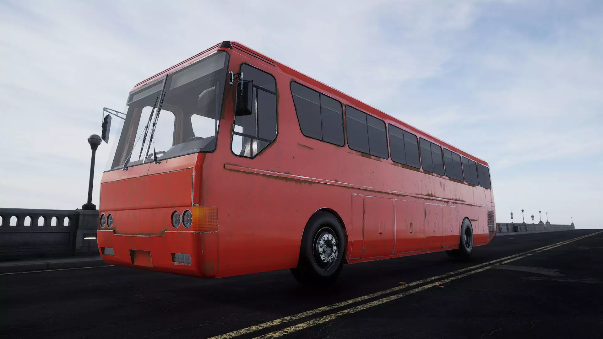 Levo Bus 400 - Unreal Engine Project Low-poly 3D model_0