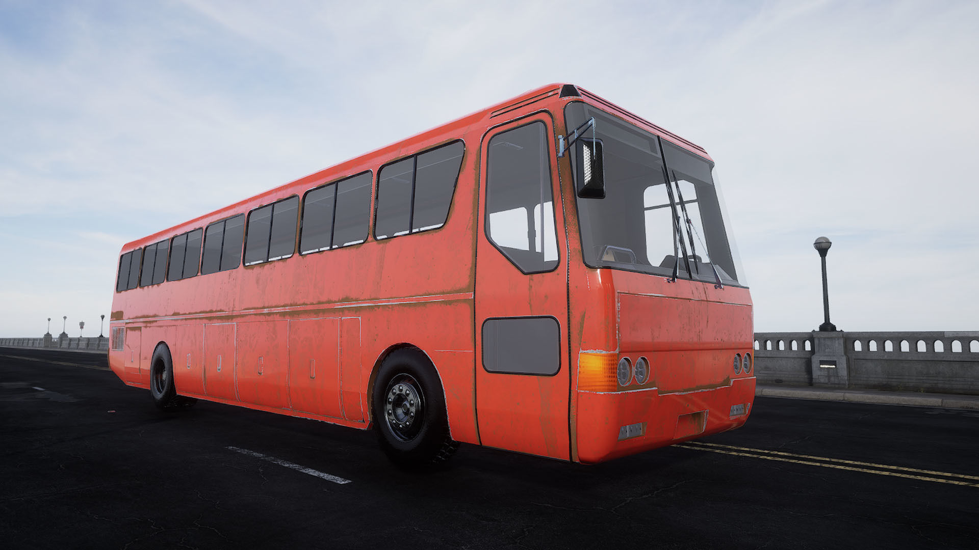 Levo Bus 400 - Unreal Engine Project Low-poly 3D model_5