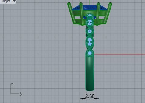 Oval Basket Setting Ring 3239 3D print model_6
