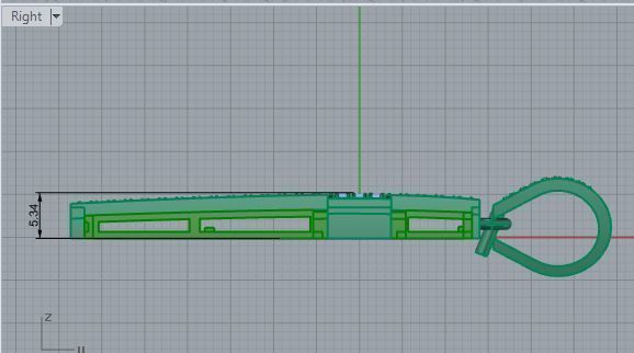 Cross Diamond Pendant 3243 3D print model_6