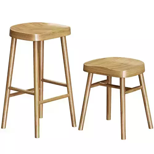 Zara Home The Ash Wood Stool