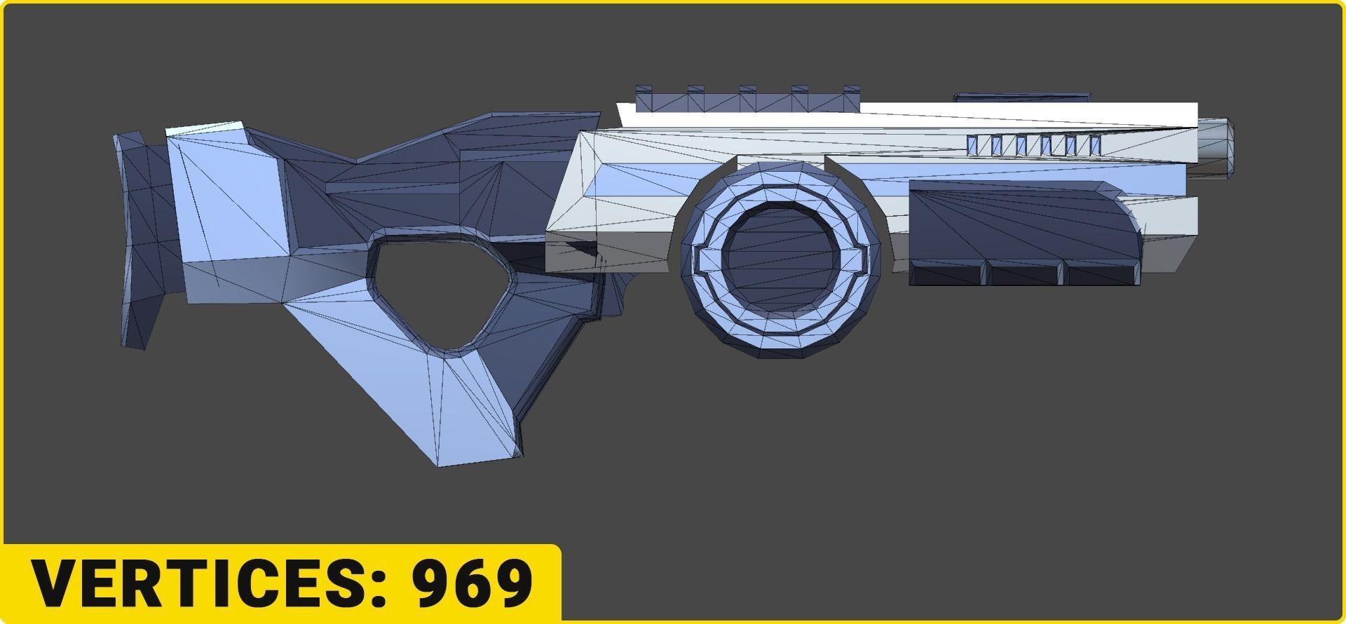 Toon SciFi Guns Bundle - 47 Low Poly Guns Low-poly 3D model_29