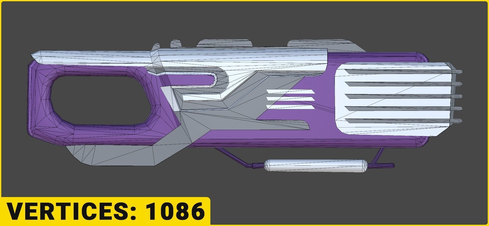 Toon SciFi Guns Bundle - 47 Low Poly Guns Low-poly 3D model_7