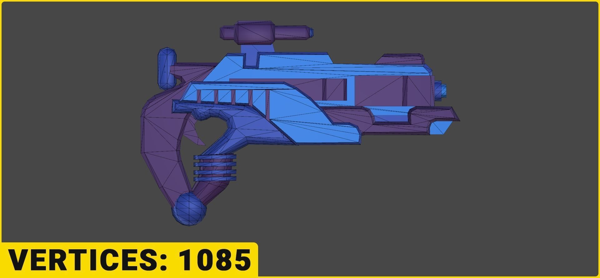 Toon SciFi Guns Bundle - 47 Low Poly Guns Low-poly 3D model_11