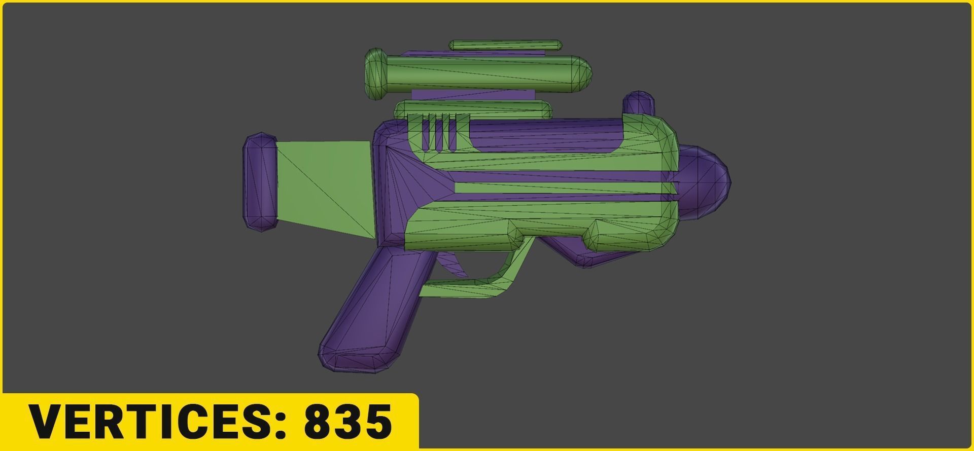 Toon SciFi Guns Bundle - 47 Low Poly Guns Low-poly 3D model_3