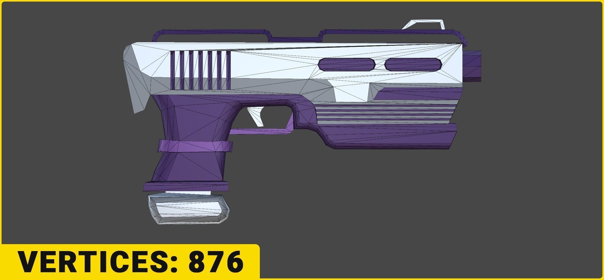 Toon SciFi Guns Bundle - 47 Low Poly Guns Low-poly 3D model_4