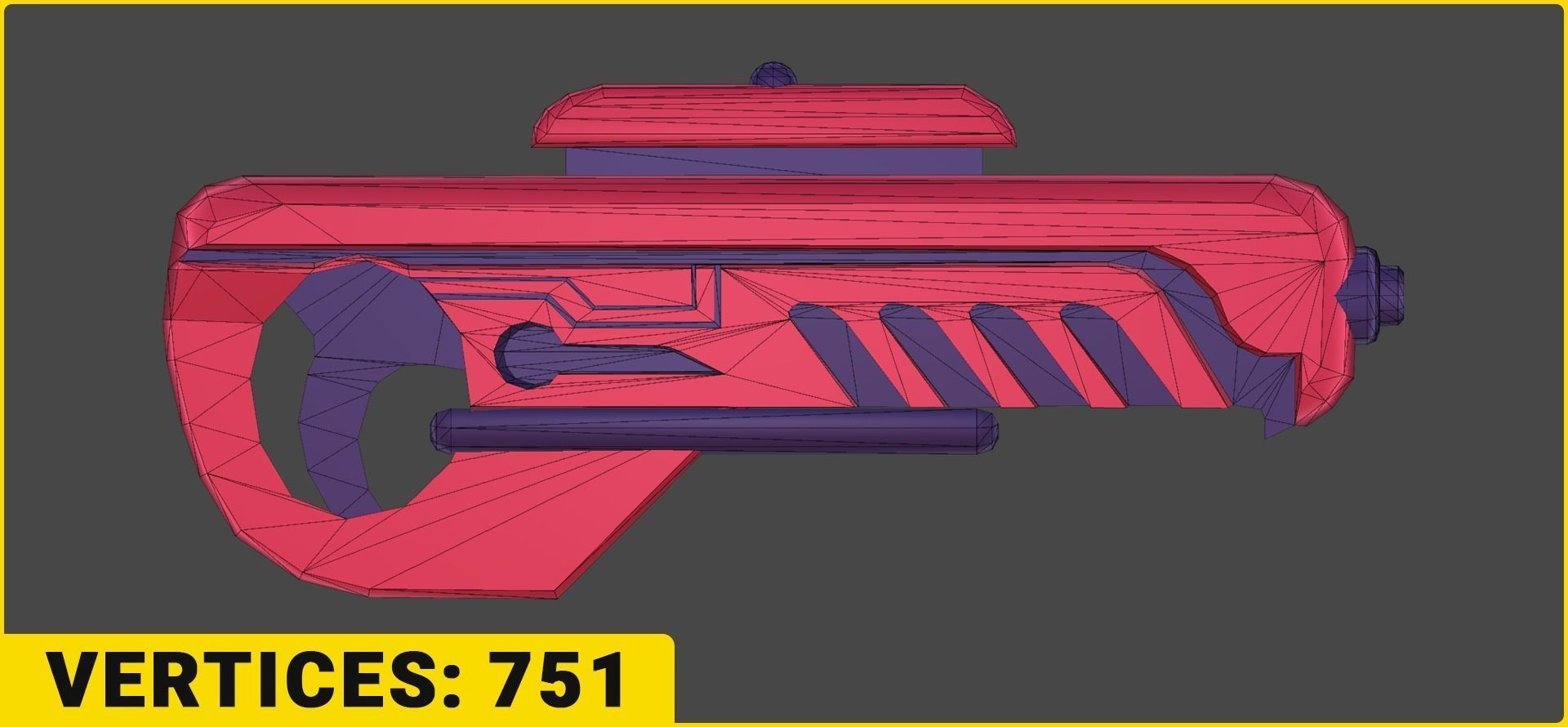 Toon SciFi Guns Bundle - 47 Low Poly Guns Low-poly 3D model_6