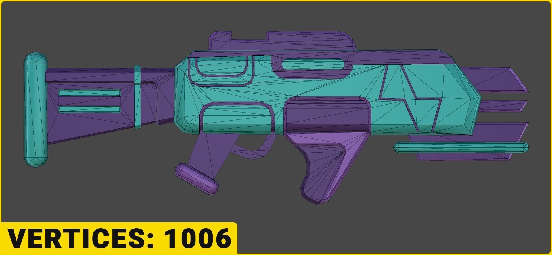 Toon SciFi Guns Bundle - 47 Low Poly Guns Low-poly 3D model_5