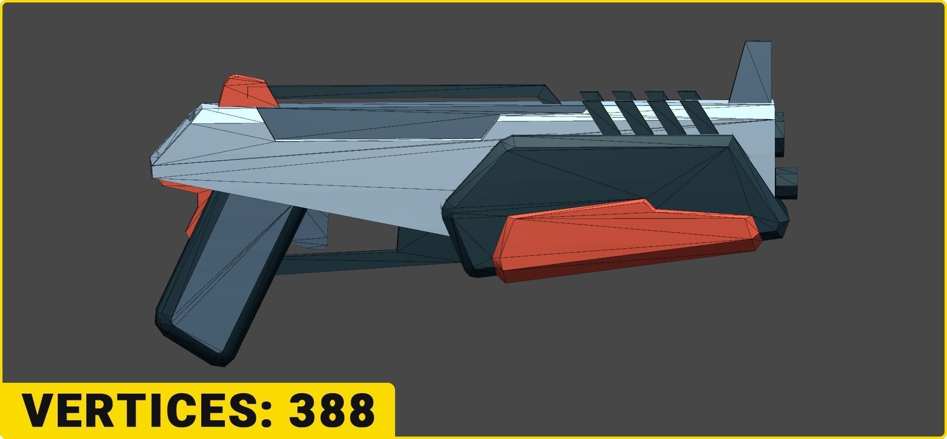 Toon SciFi Guns Bundle - 47 Low Poly Guns Low-poly 3D model_17