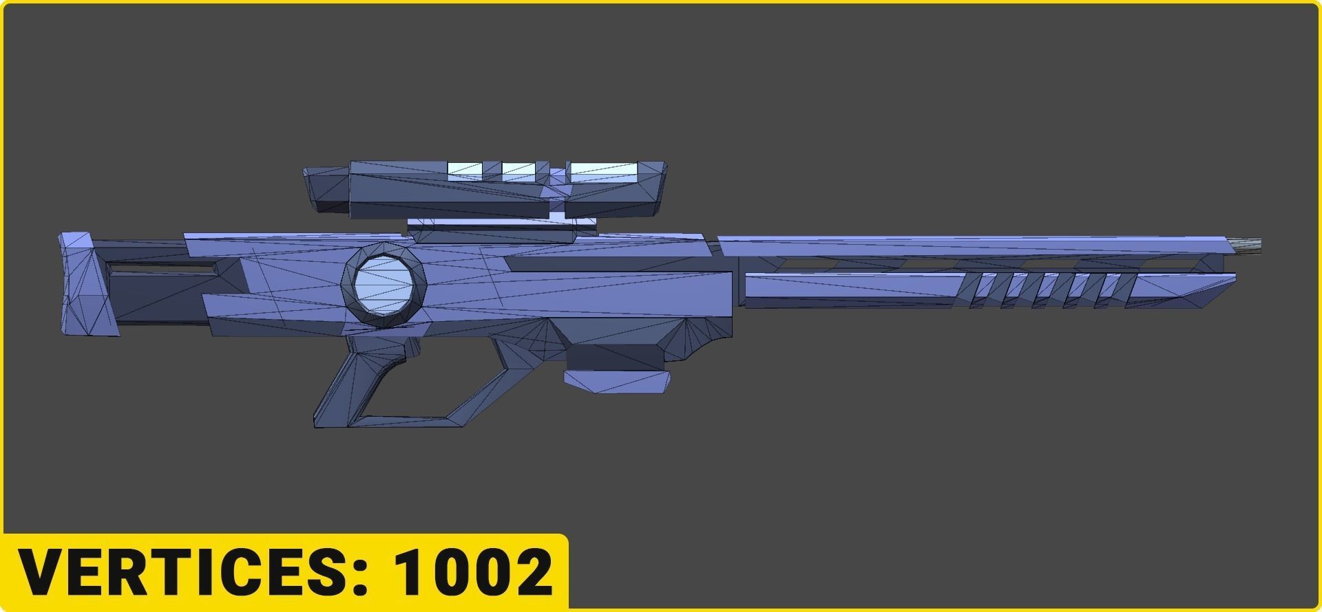 Toon SciFi Guns Bundle - 47 Low Poly Guns Low-poly 3D model_33