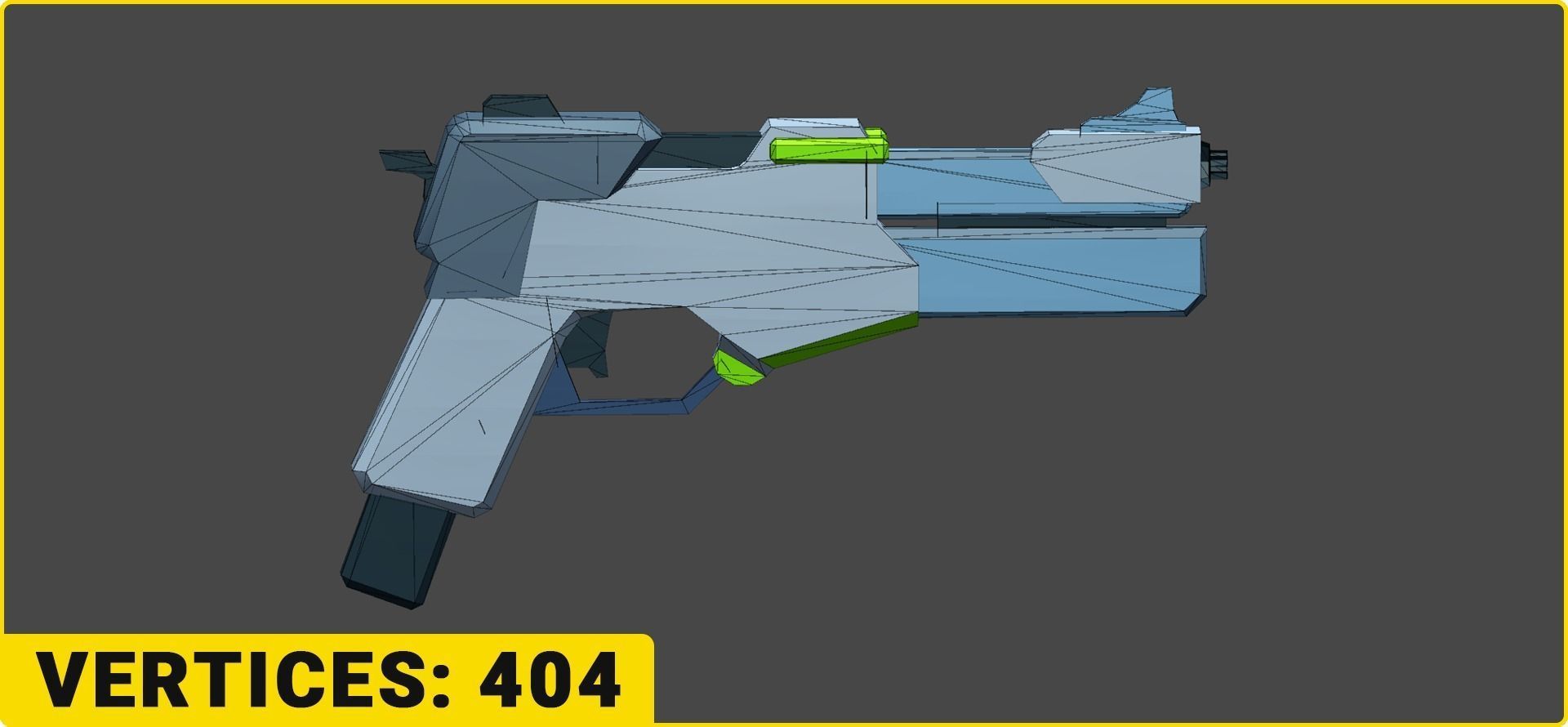 Toon SciFi Guns Bundle - 47 Low Poly Guns Low-poly 3D model_16