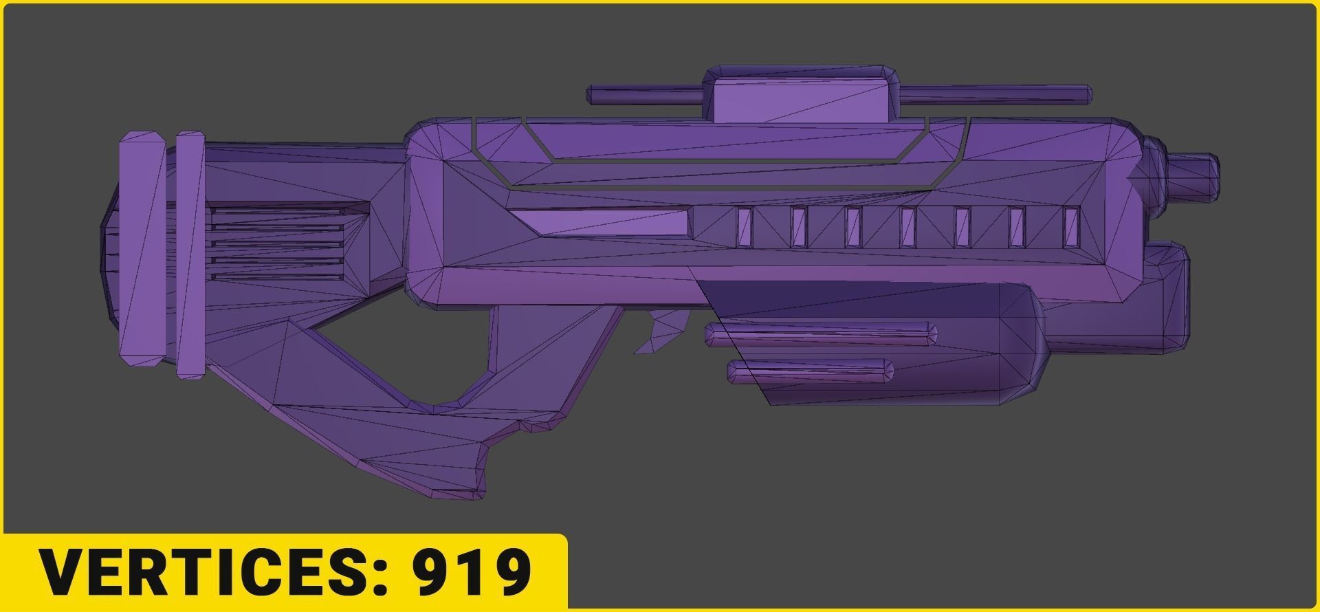 Toon SciFi Guns Bundle - 47 Low Poly Guns Low-poly 3D model_10