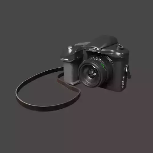 Simplified Nikon D-800 Camera