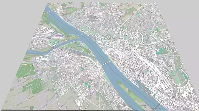 Cityscape Mainz Germany