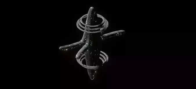 Alien Spacebase 3D model