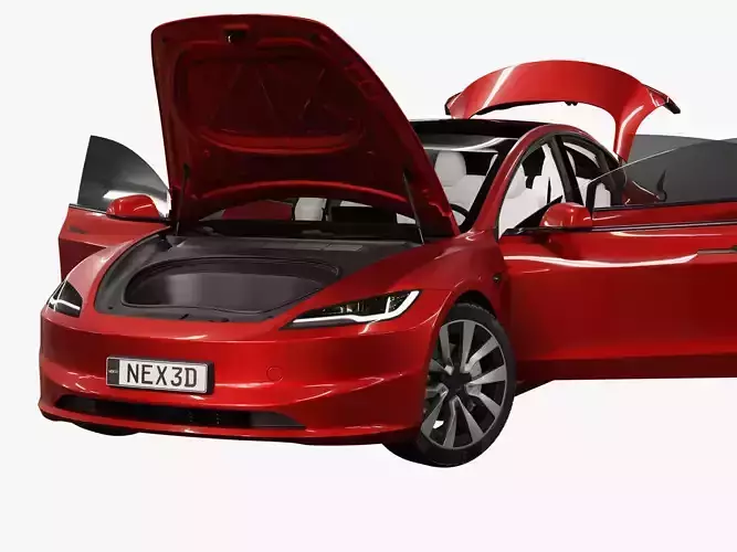 Tesla Model 3 2024 With Interior