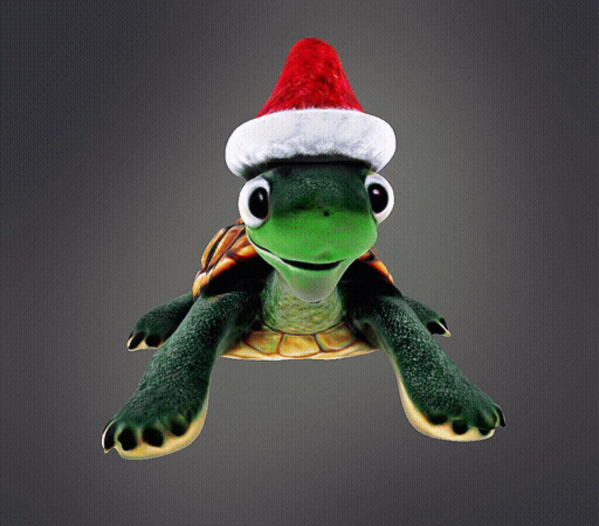 Santa Turtle 3D print model_8